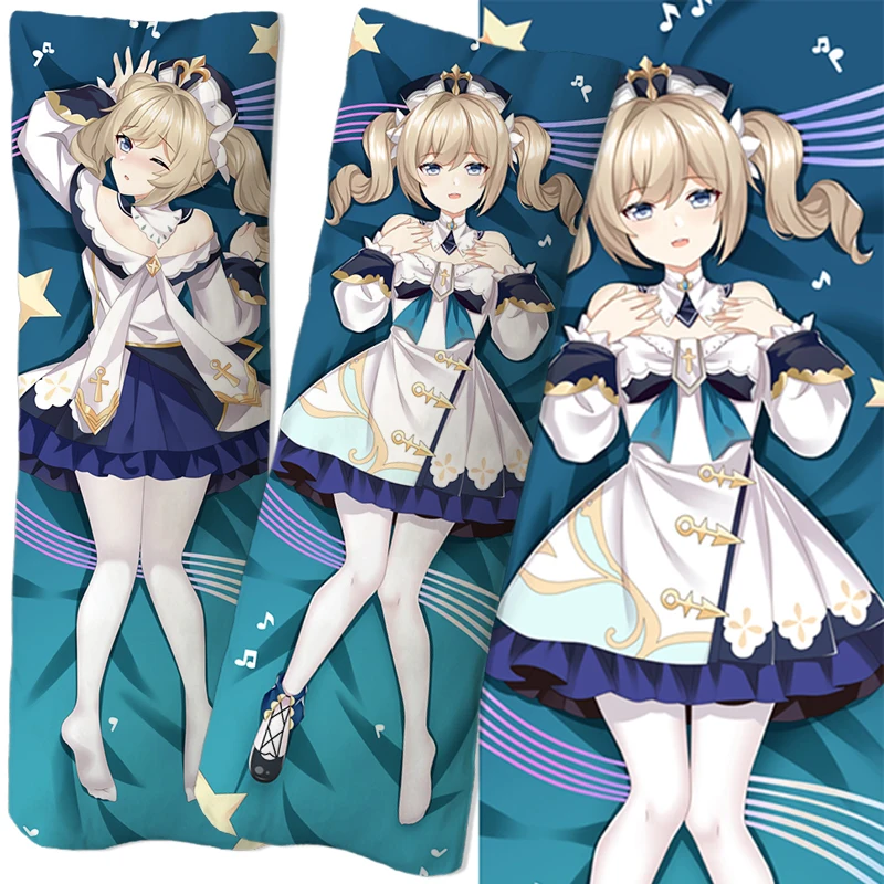 

Game Genshin Impact Anime Barbara Dakimakura Home Bedding Customized Cushion Pillow Cover Pillowcase Hugging Body Pillow Case