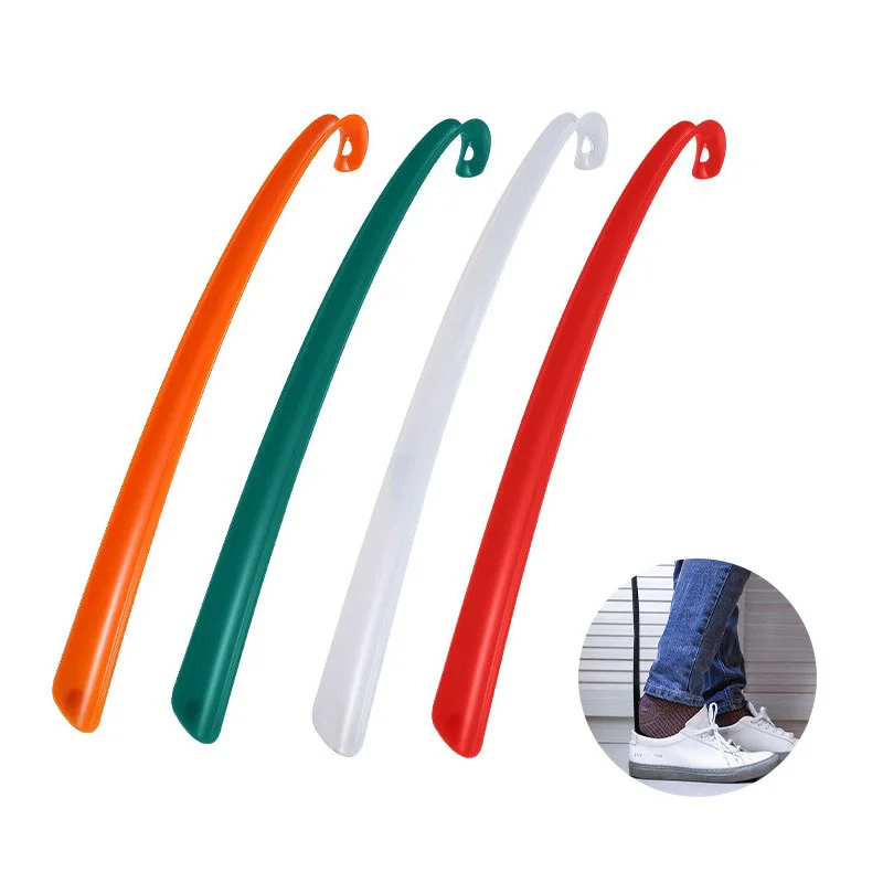 

43cm Professional Shoe Horns Plastic High Heel Shoe Horn Spoon Shape Shoe Lifter Flexible Shoe Lifter Shoes Accessorie