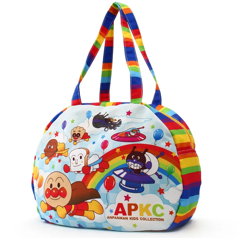 Anpanman Shoulder Bag Girl Lady Cartoon Anime Kindergarten Baby Clothing Storage Shopping Outing Cosmetic Handbag New