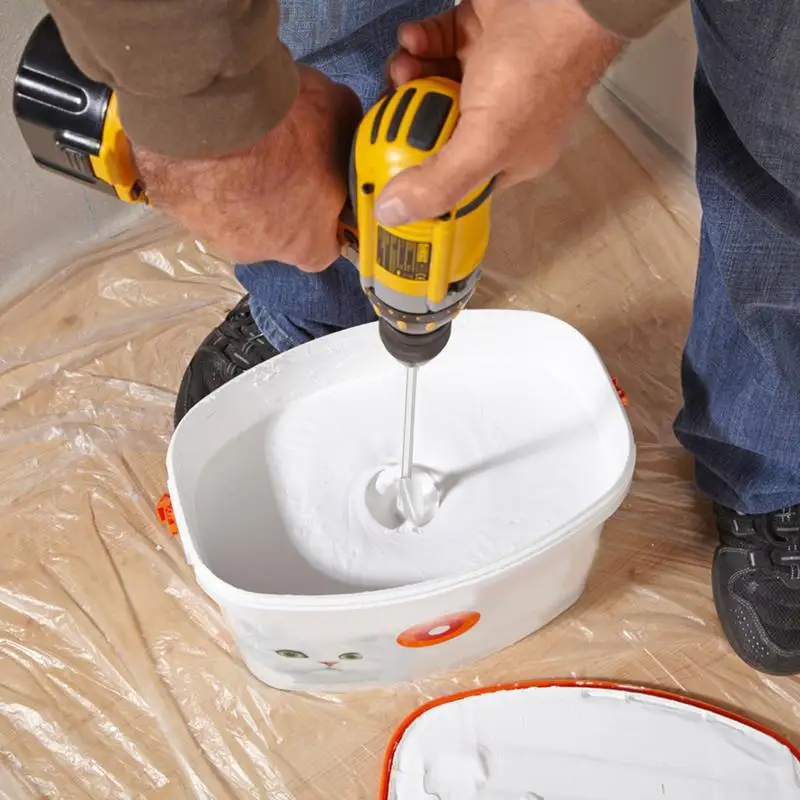 

Epoxy Mixing Stick Paint Stirring Rod Putty Cement Paint Mixer Attachment With Drill Chuck For Epoxy Resin Latex Oil Paint