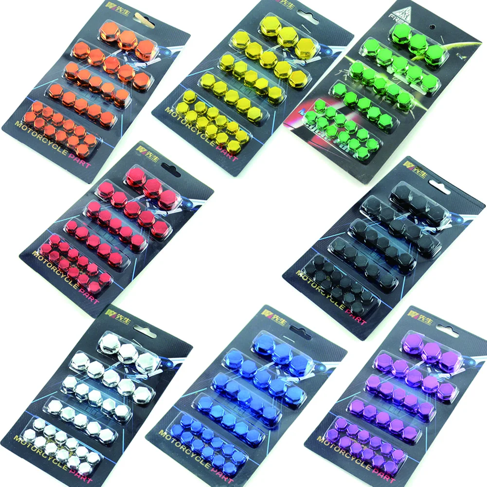 

Motorcycle Nut Bolt Cap Cover Decor Bike Ornamental Plastic for YAMAHA YZ426F 450F YZ250X YZ80 85 YZ125 250 YZ250F