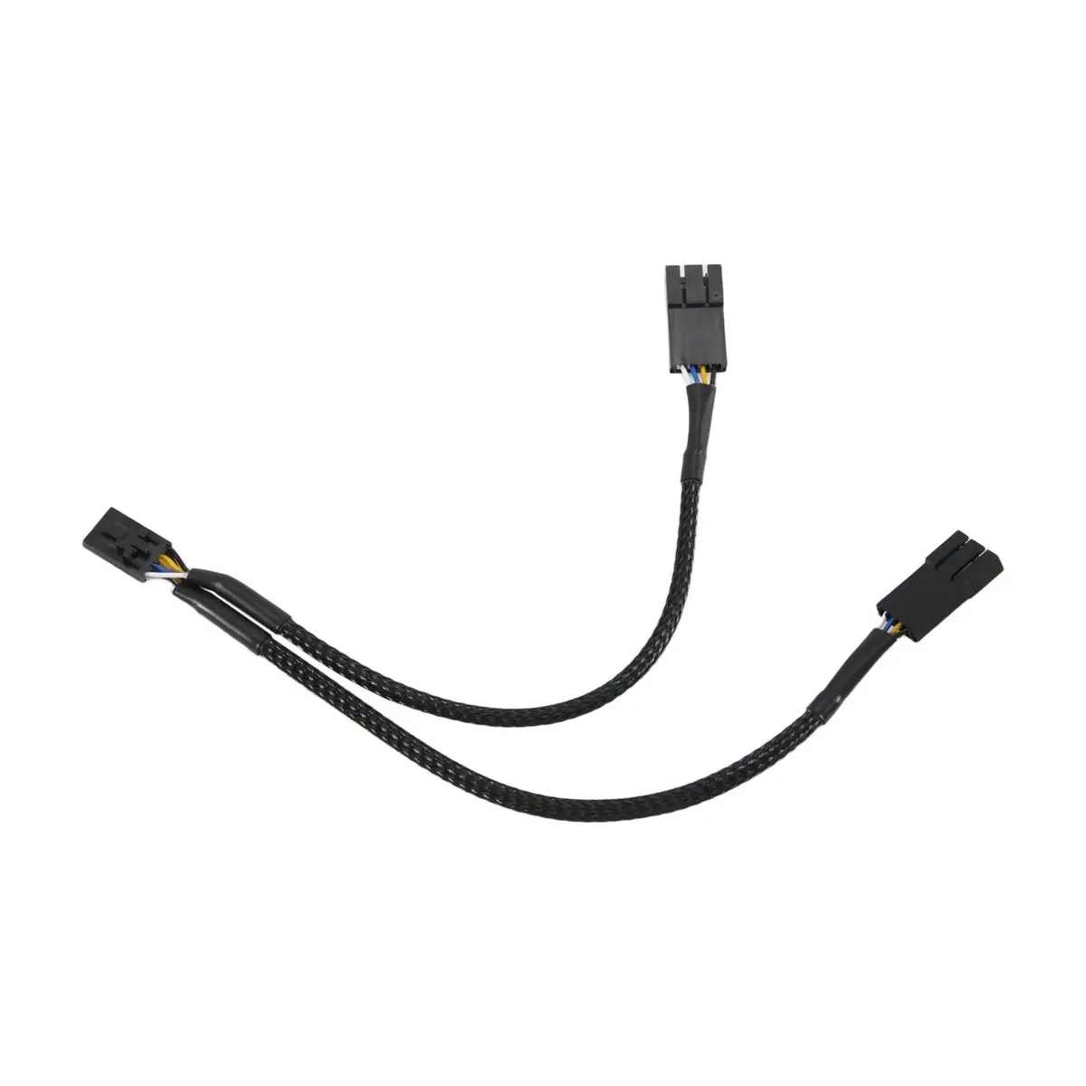 Фото (MEOF) RGB-сплиттер для RGB-хаба, Lighting Node Core и ICUE Commander CORE XT, 4-контактный удлинительный кабель для вентиляторов (штекер-гнездо) №2