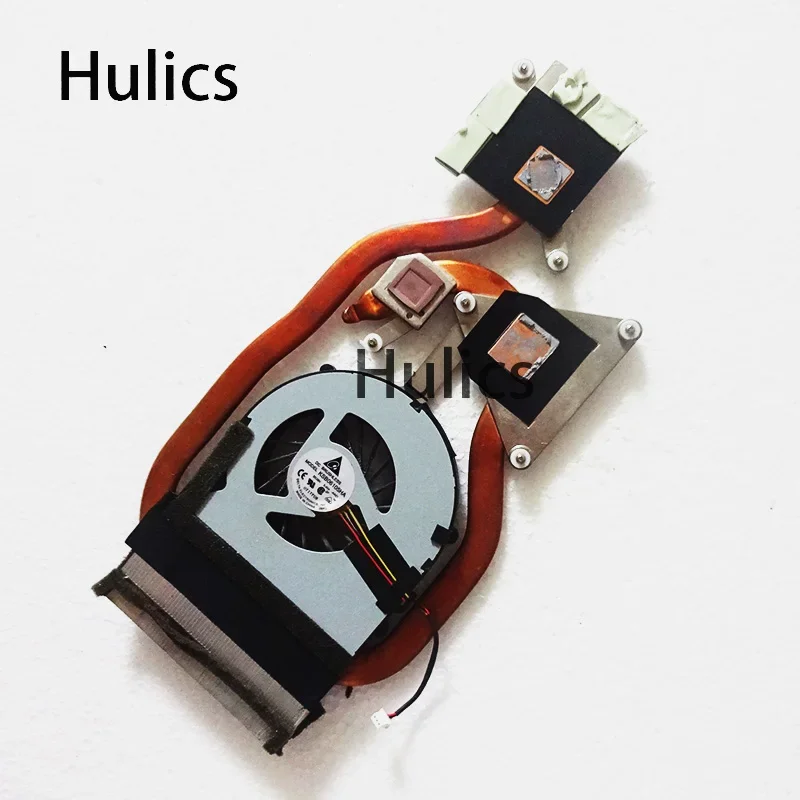 Hulics используемый кулер для ноутбука охлаждающий вентилятор процессора радиатор