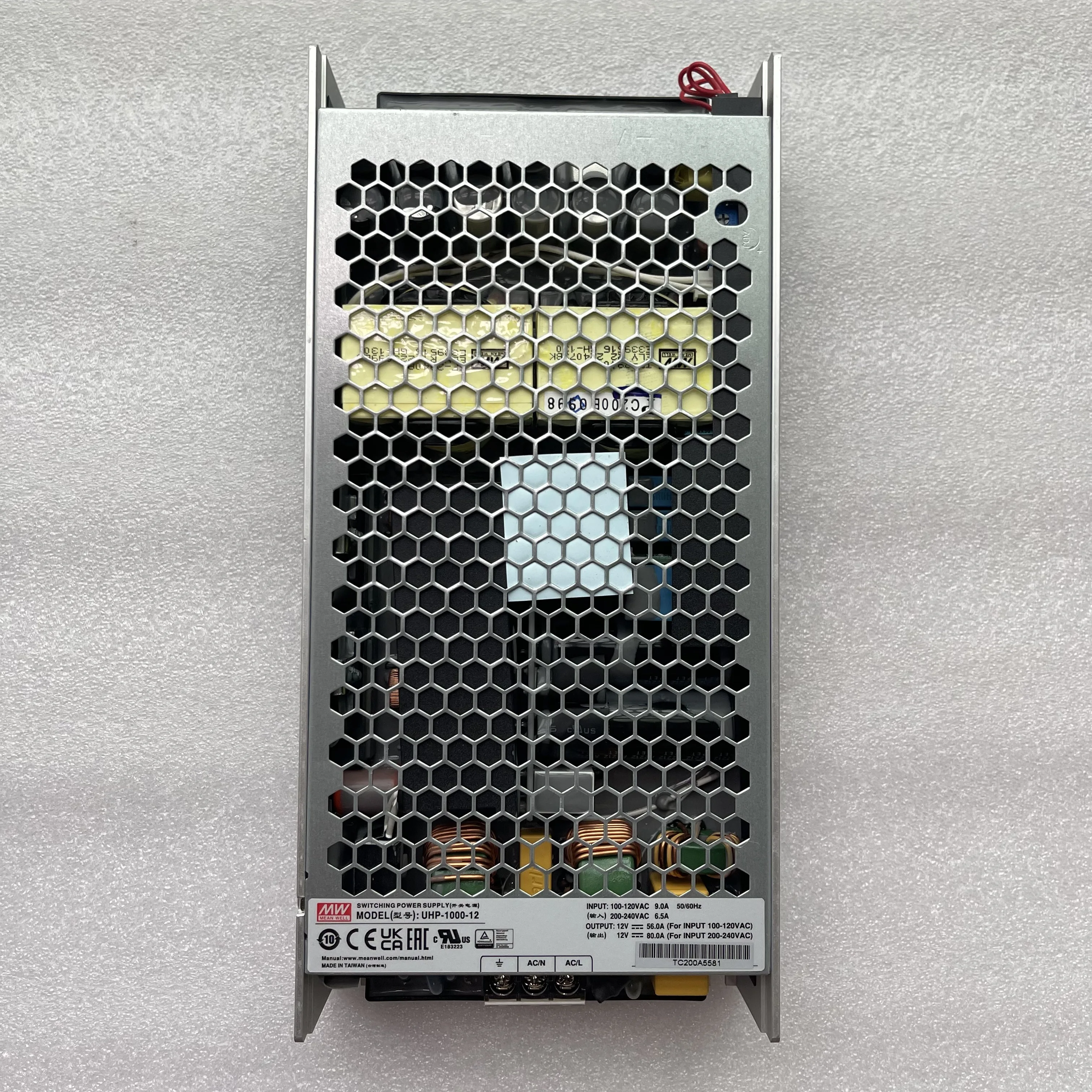 Импульсный источник питания Mingwei Тайвань 12 В 24 36 48 1000 Вт безвентиляторный