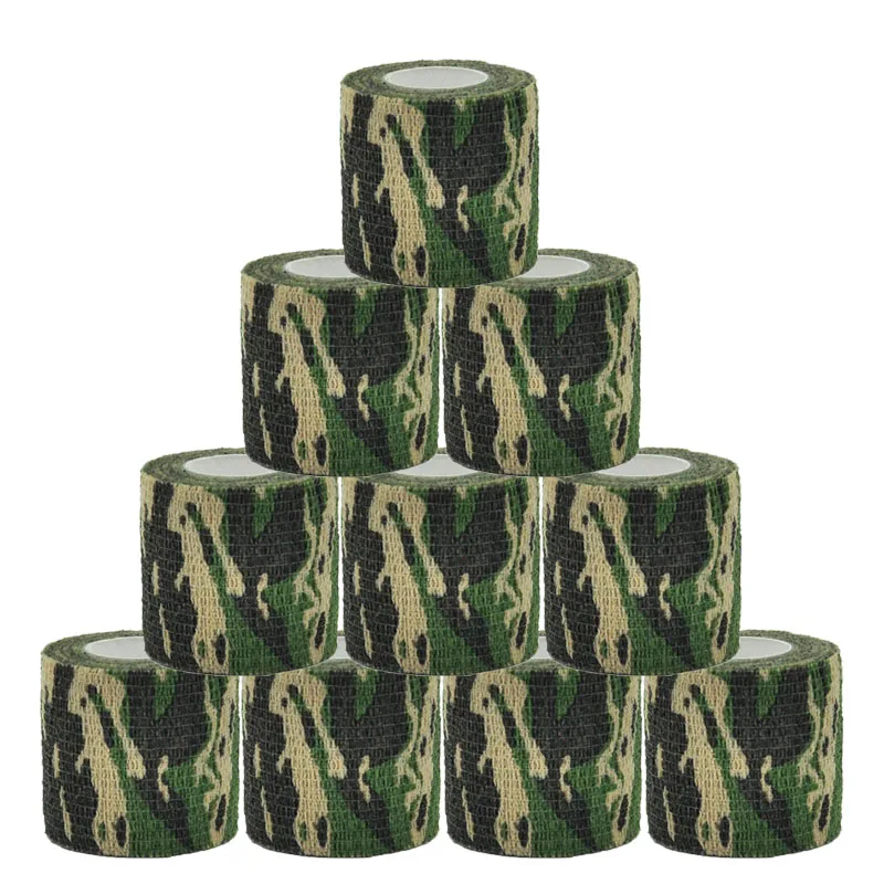 Камуфляжная самоклеящаяся эластичная бандажная лента 4 8 М эластопласт для