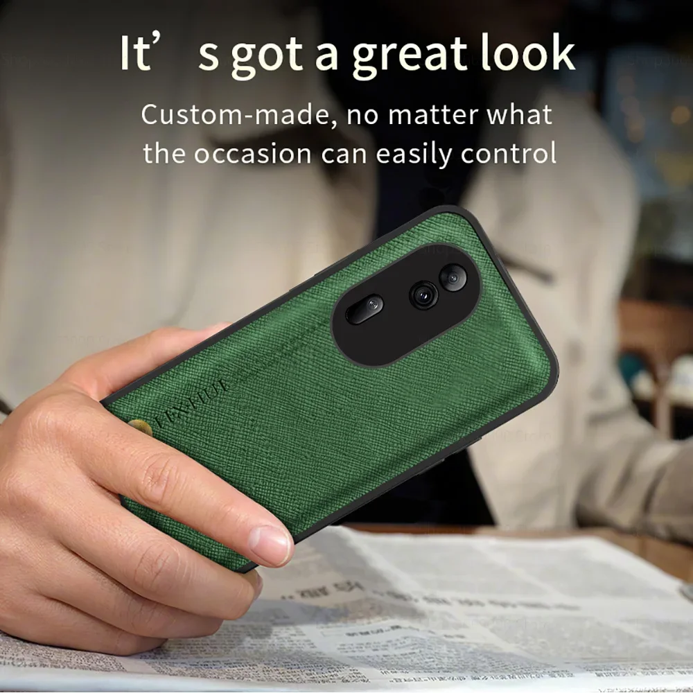 Для Oppo Reno11 Pro Чехол кожаный текстурный чехол для телефона Reno11Pro Reno 11 11Pro защитный