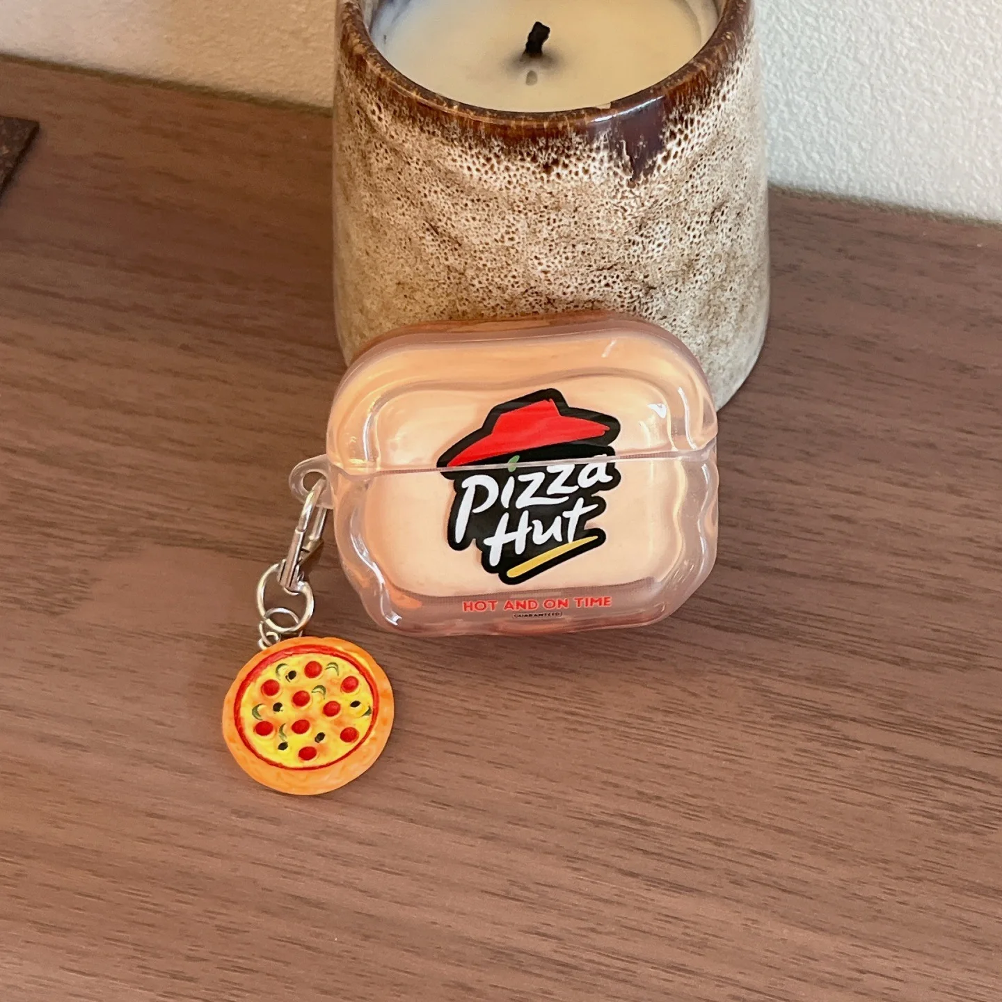 Фото Защитный чехол Spooky Pizza для Airpods 3/4, совместимый с Pro3/Pro2, для наушников 2/3 поколения, минималистичный дизайн, для женщин №4