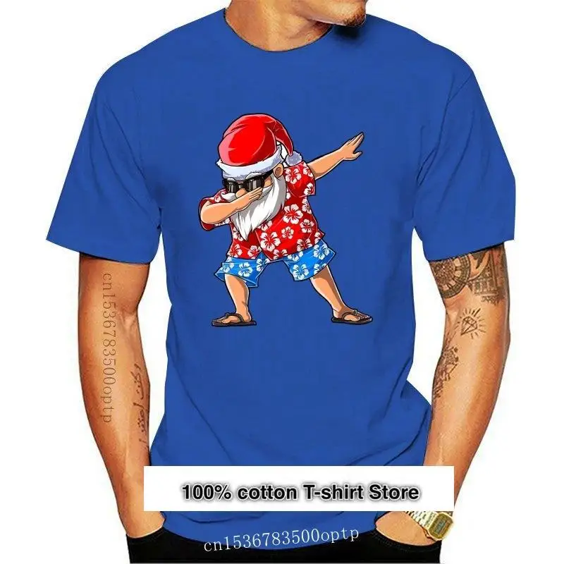 

Camiseta de Papá Noel Hawaiano para hombre y mujer, camisa Dabbing, regalo de Navidad, Dab, nueva