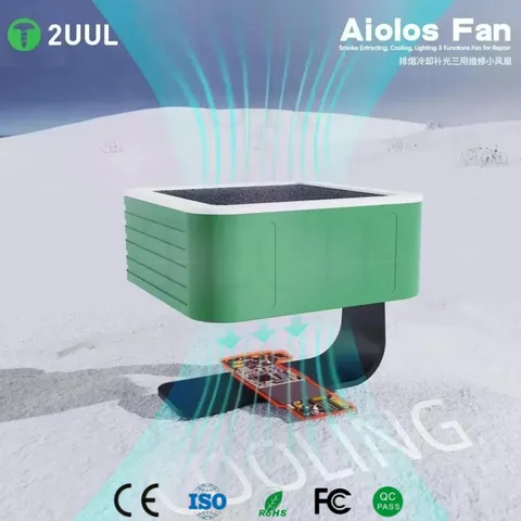 Вентилятор 2uul для охлаждения, зарядка, пайка, расход для материнской платы телефона, сварочный инструмент для ремонта телефона, мини-вентилятор охлаждения для ремонта платы