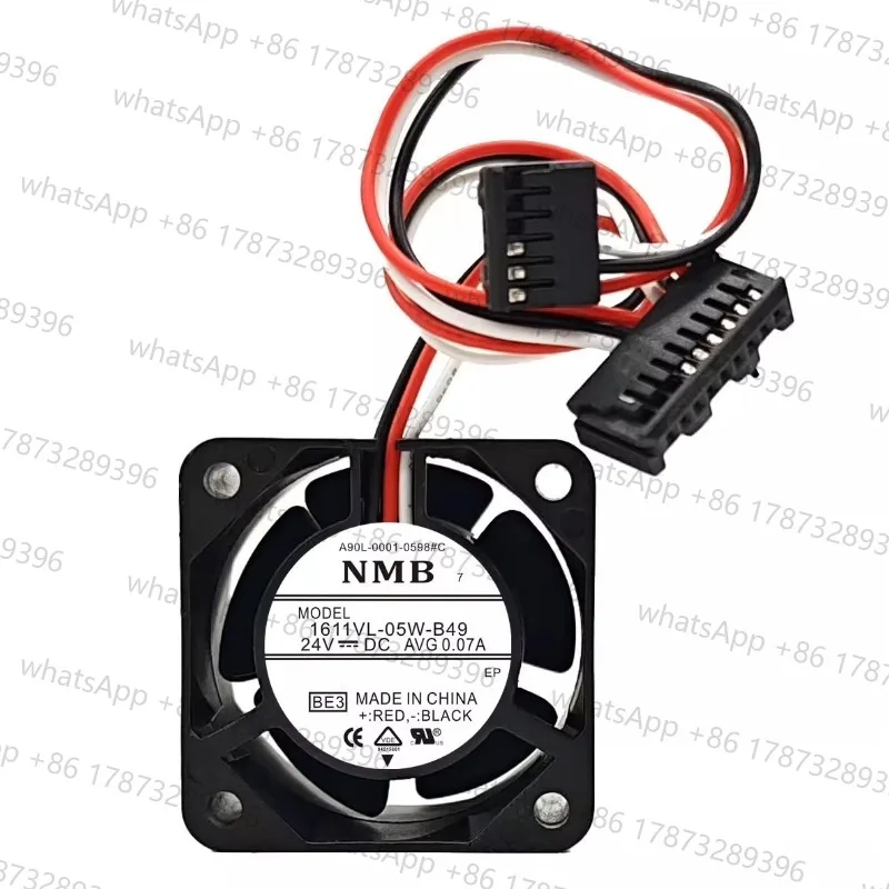 Фото Новый вентилятор охлаждения для NMB A90L-0001-0580 #   Вентилятор охлаждения привода Fanuc B/C 1611VL-05W-B49 24В 0.07А, 40x40x28мм №1