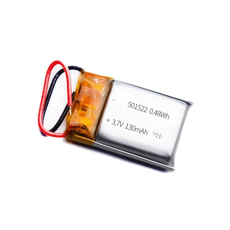 Фото Литий-полимерный аккумулятор 3.7V 130mAh 501522 для MP3-плееров, Bluetooth-устройств, смарт-часов, ручек, гарнитур, наушников, диктофонов №2