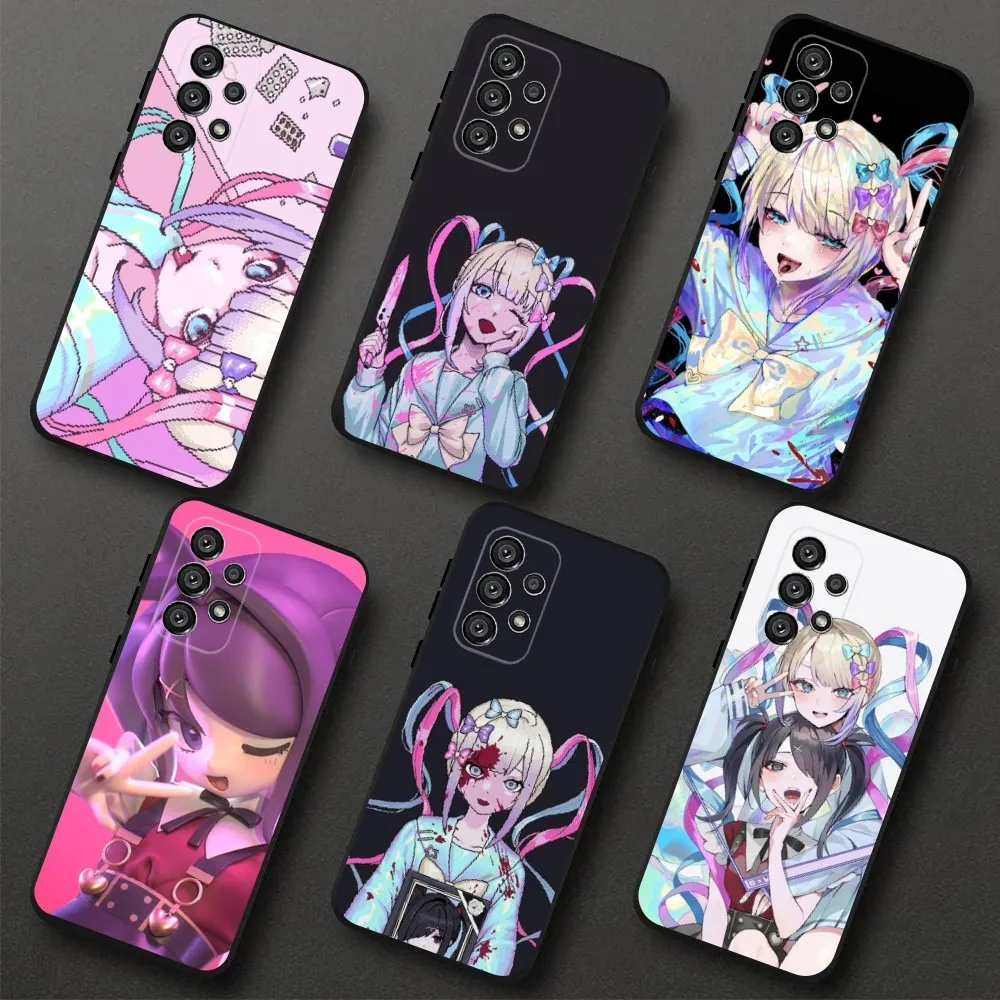 Чехол для телефона Game N-Needy Girl Overdose Samsung Galaxy A20 A21s A22 A31 A32 A52 A53 A72 73 A80 A91 Мягкий черный