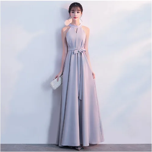 J110 белое серое красное черное платье для выпускного вечера длинные платья