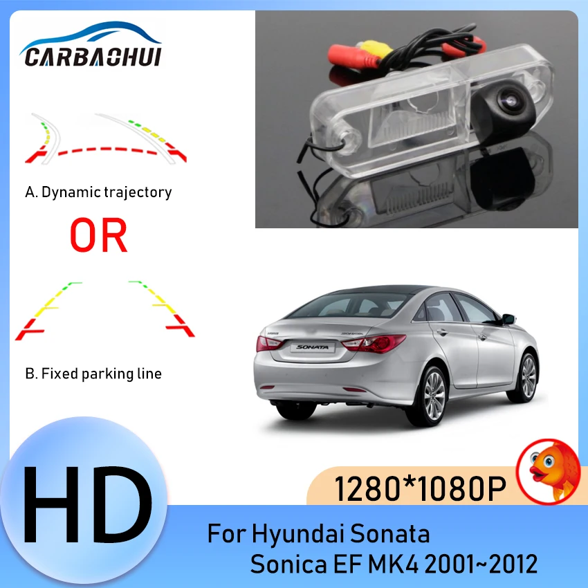 

Фиксированная или динамическая траектория Автомобильная камера заднего вида для Hyundai Sonata Sonica EF MK4 2001 ~ 2012 автомобильные аксессуары для парко...