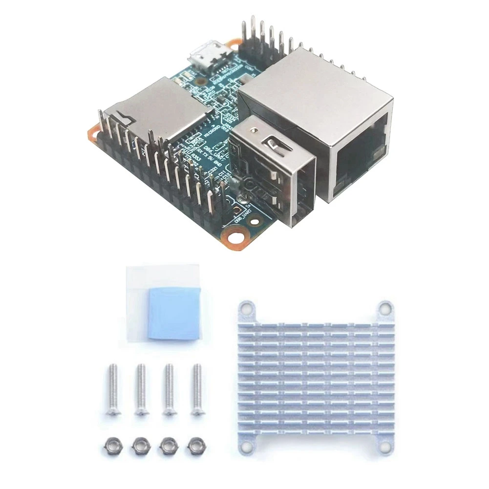 

NanoPi NEO Development Board+Heat Sink 512MB DDR3 RAM Open Source H3 Quad-Core Cortex-A7 Ubuntu Openwrt Armbian