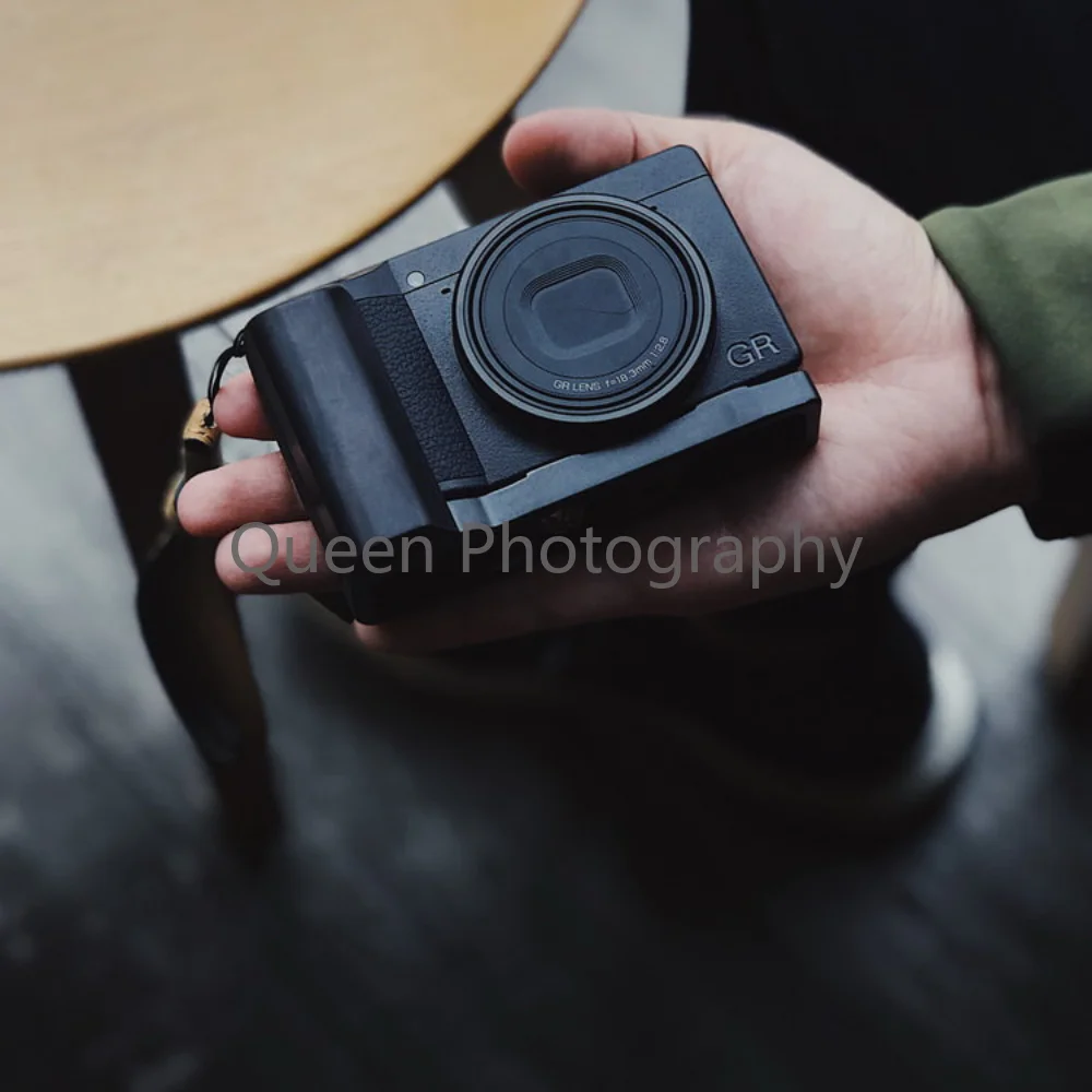 

Африканская черная деревянная ручка-держатель, подставка для Ricoh GR3 GRIII, деревянный зажим для камеры, быстросъемный кронштейн