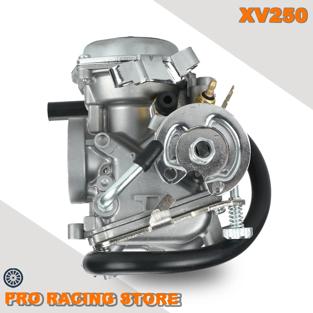 Карбюратор XV250 для Yamaha Virago Route 66 V Star 125 250-1988 XV125 2023-1990 V-Twin Engine Cruiser мотоцикла 26 мм Carb