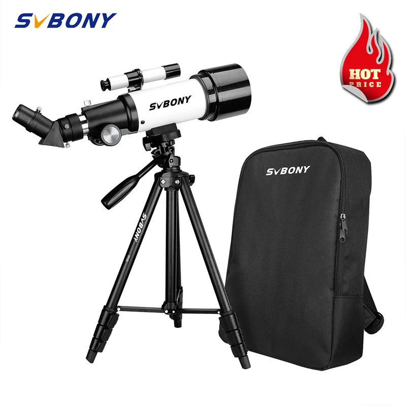 SVBONY Astronomical Telescope Portable Refractor Multi-Coating Optics SV501P for Camping