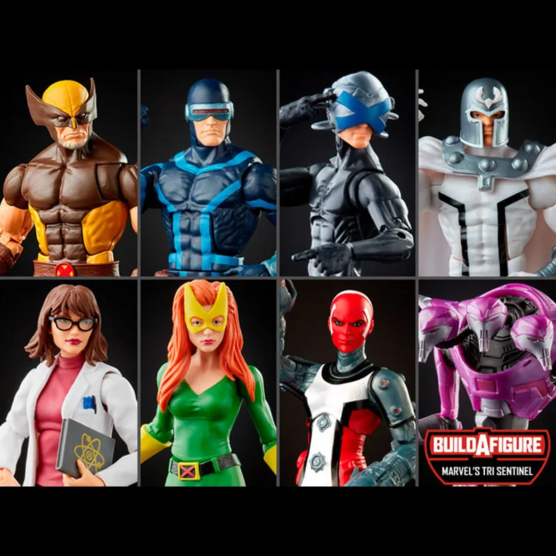 

Marvel Legends Original X-men Wolverine Magneto Jean Grey Sentinels Action Figure Collectible Model Figurine Doll Toys Kids Gift