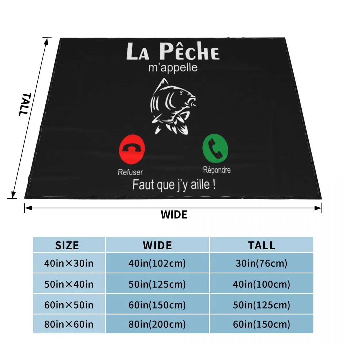 Персонализация La Peche Mappelle Fete Cadeau Anniversaire Vacance T052 мужское дизайнерское женское