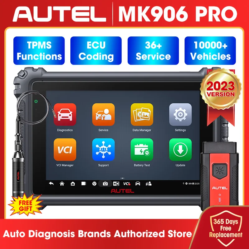 Autel MaxiCOM MK906 PRO автомобильный диагностический инструмент двунаправленный сканер все системы OBD2 OBD1 сканер обновленный MK906BT MS906BT