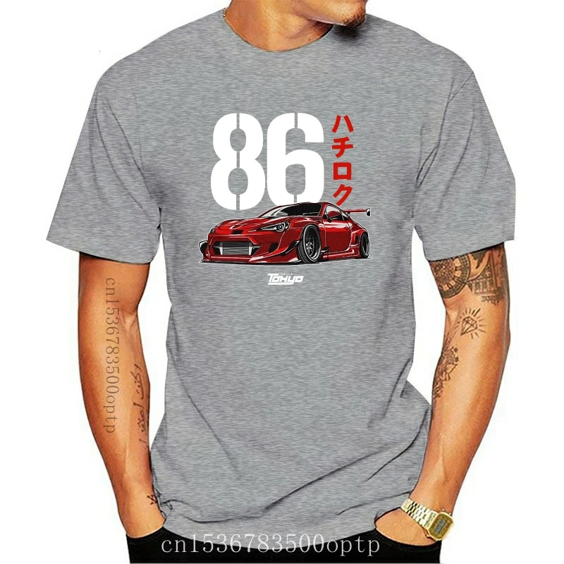 Футболка мужская с круглым вырезом 100% хлопок японскими автомобилями |