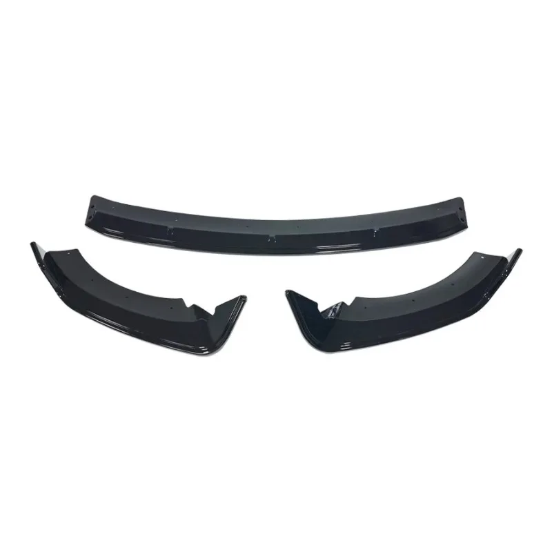 Фото Для Mercedes-Benz CLE Coupe C236 CLE260 CLE53 2024-2026 AMG: глянцевый черный сплиттер-диффузор переднего бампера №4