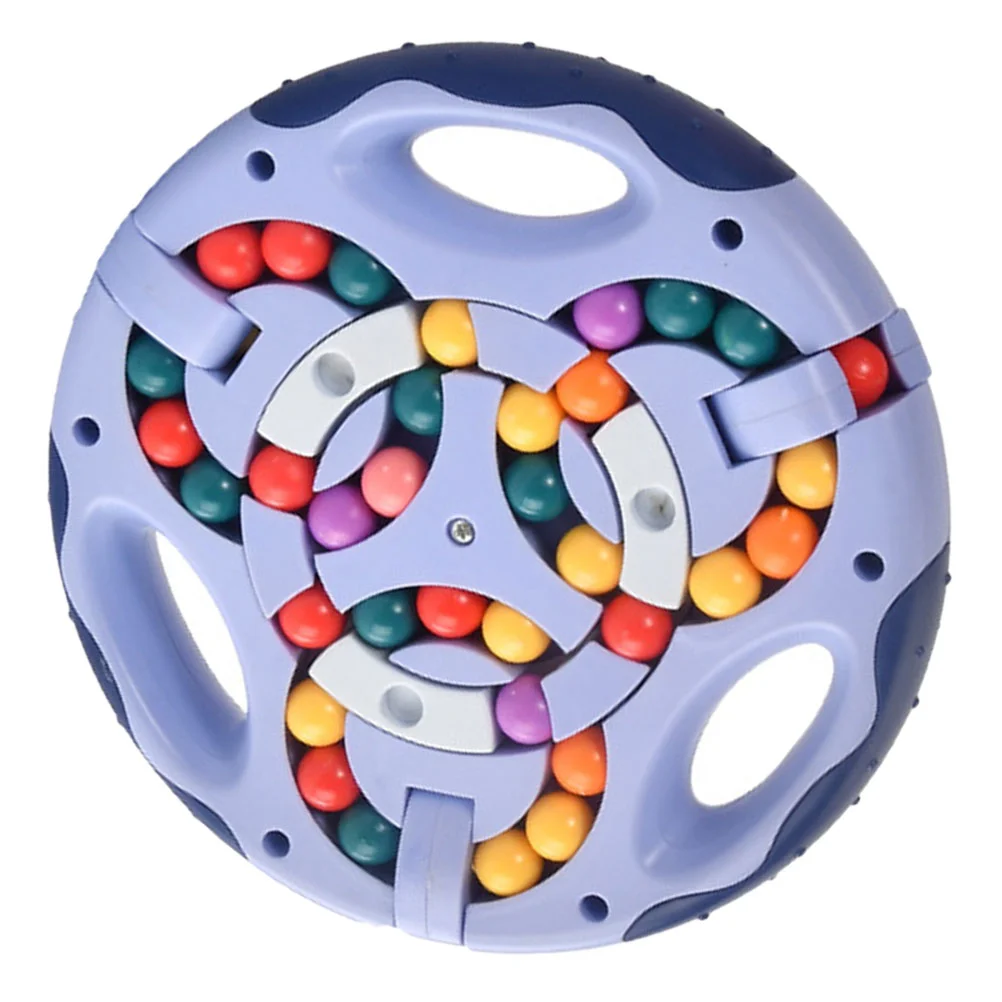 

Plastic Fingertip Rotating Bean Disk Finger Bead Game Early Educational