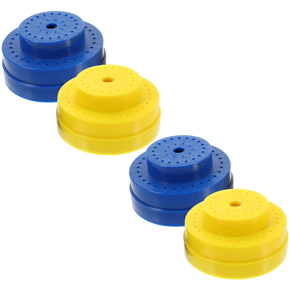 

Контейнер для хранения сверл для ногтей, 4 шт., органайзер, коробка-органайзер для ногтей, коробка для сверл для ногтей (60 отверстий)