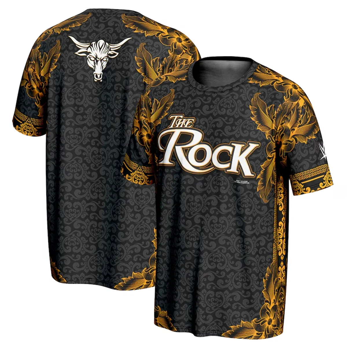 Фото Футболка The Rock ProSphere The Final Boss, мужская футболка с 3D принтом, уличная модная спортивная футболка WWE, одежда с круглым вырезом №2