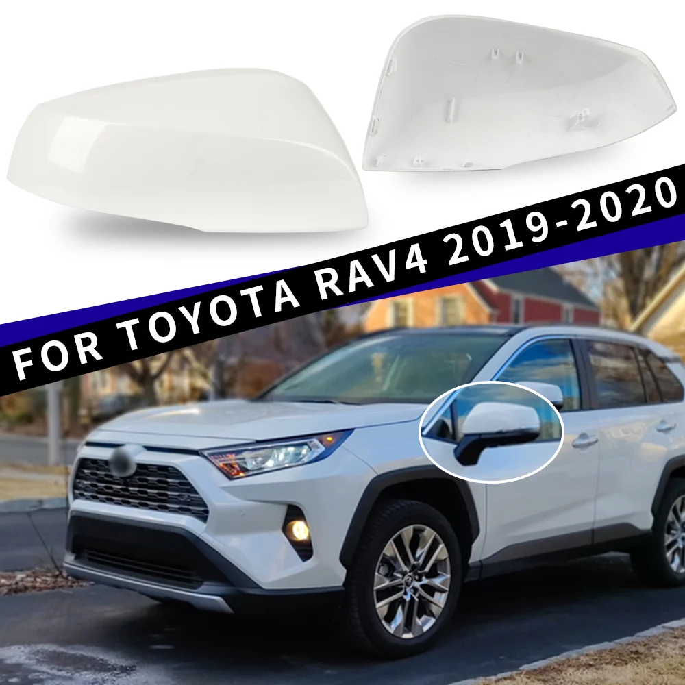 Фото Накладка на зеркало заднего вида для Toyota RAV4 2019-2020, корпус зеркала, окрашенная крышка №3
