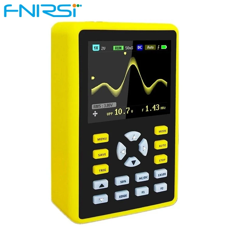 FNIRSI-5012H 2.4-inch Screen Digital Oscilloscope 500MS/s Sampling Rate 100MHz Analog Bandwidth Support Waveform Storage enlarge