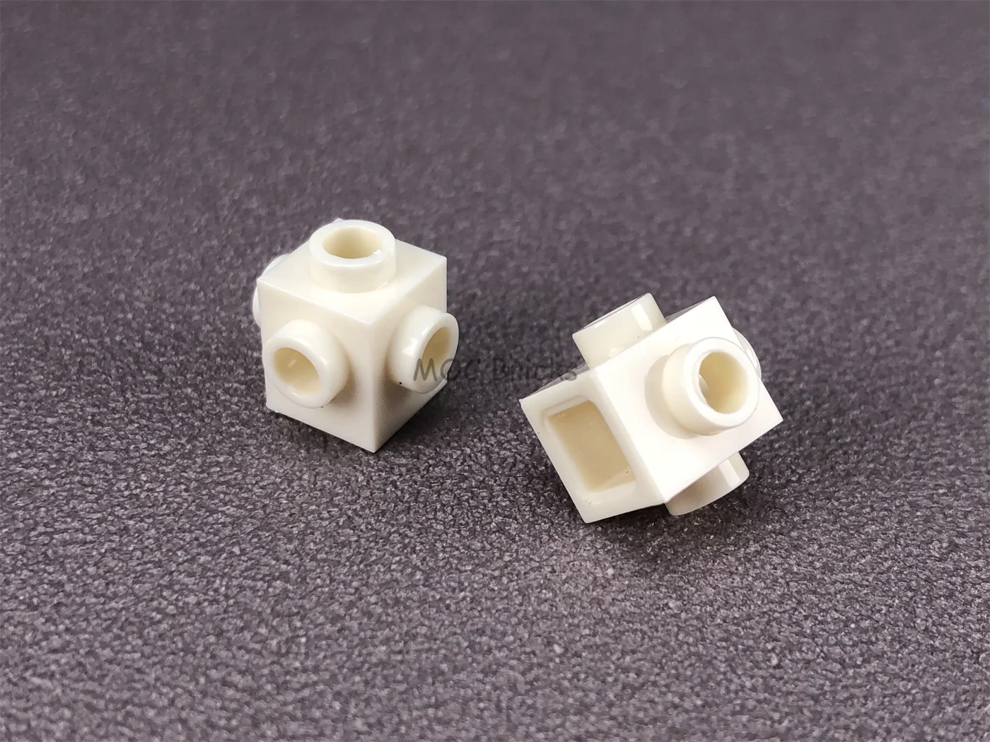 50 шт./лот MOC кирпичи модифицированные 1x1 с шипами по 4 сторонам 4733 сборные