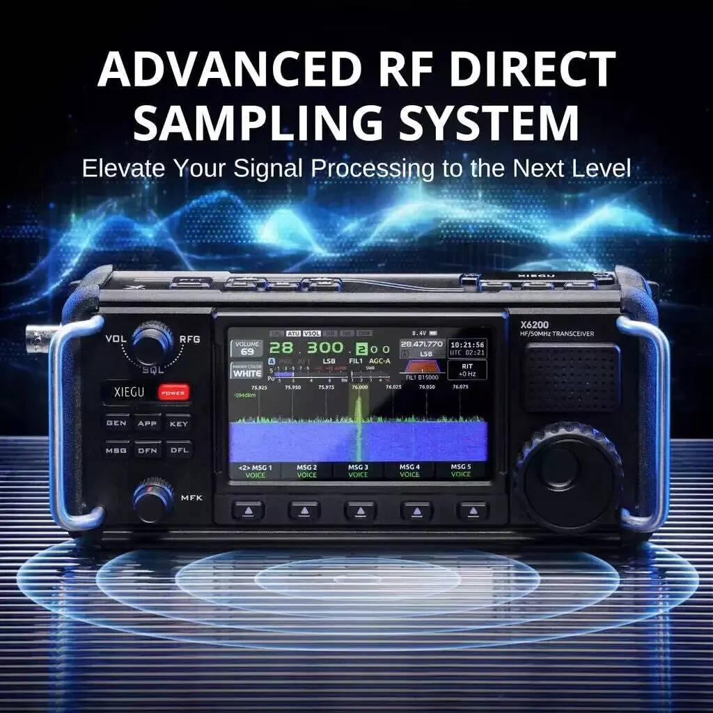 Портативное коротковолновое радио + экран X IE GU X6200 SDR HF50 МГц полнорежимное SSBCWAMFM (art.: 3920d2da4b67a) - 3920d2da4b67a