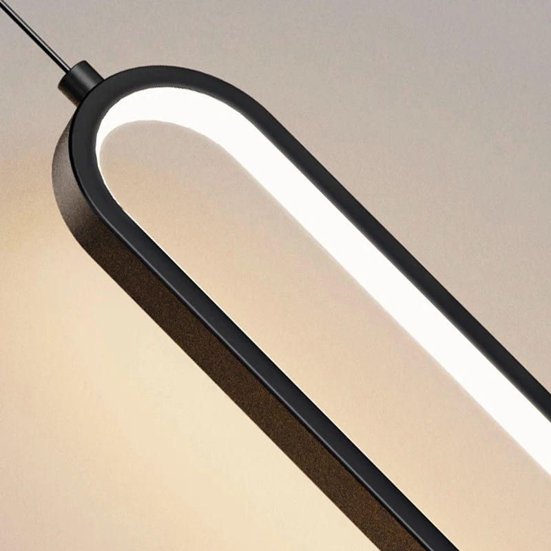 

Room Decor Led Art Chandelier Pendant Lamp Light Nordic home dining indoor stair hanging for living lamps aesthetic lustre ring