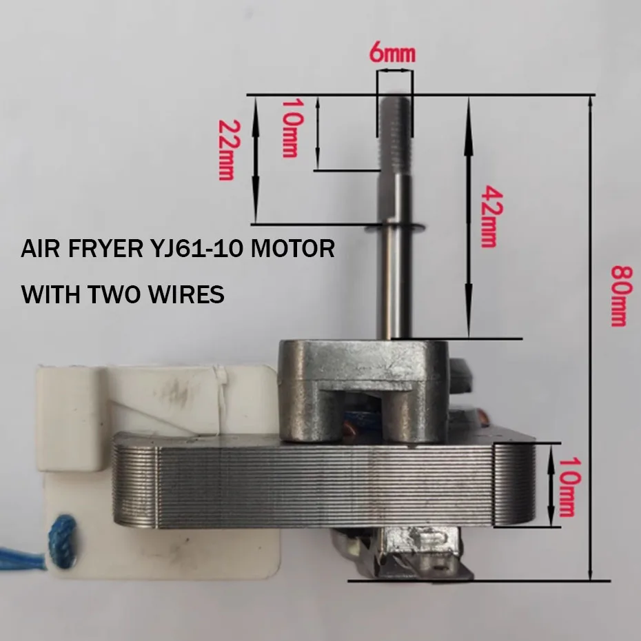 

Двигатель фритюрницы YJ61-16/13/10, однофазный асинхронный двигатель с полюсом, универсальный двигатель вентилятора