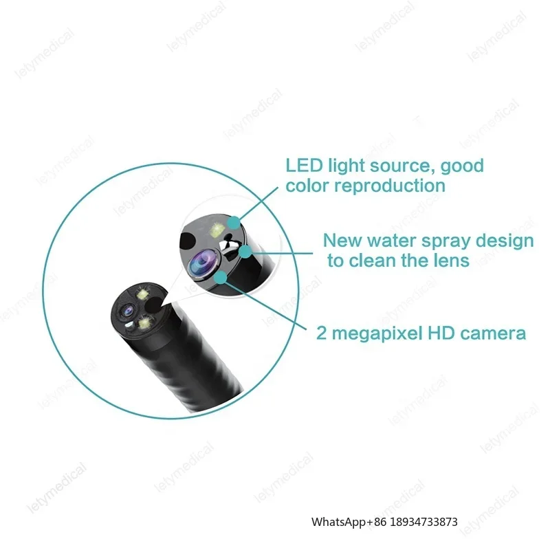 Заводская цена медицинский одноразовый гибкий видеогастроскоп одноразовая