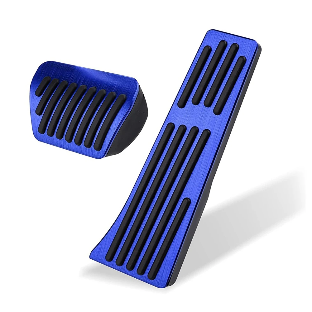 Противоскользящие алюминиевые накладки на педали тормоза и газа акселератора