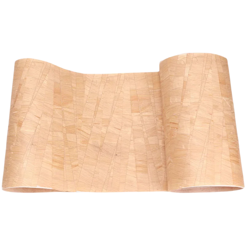 Плетеный шпон из натурального дерева дубовый паркетный для мебели подкладка