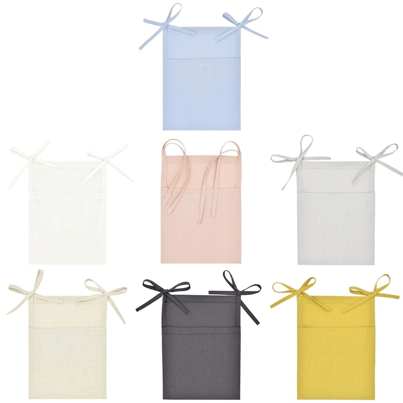 

Baby Bedside Storage Bag Crib Organizer Tissue Diaper Nappy Toys Holder Pocket