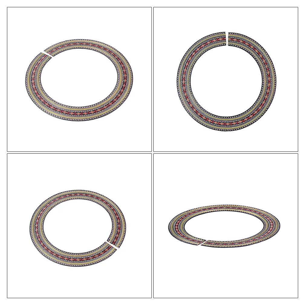 

Flower Garlands Sound Hole Decal Applique Guitar Rosette Inlay Bamboo Decals Abalone