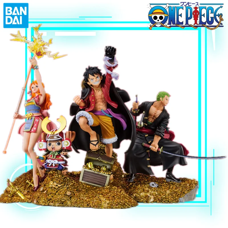

Оригинальная игрушка Bandai Luffy Zoro Nami фигуртс нулевой Аниме One Piece WT100 памятная версия экшн-модель игрушка Прямая поставка Рождественский подарок