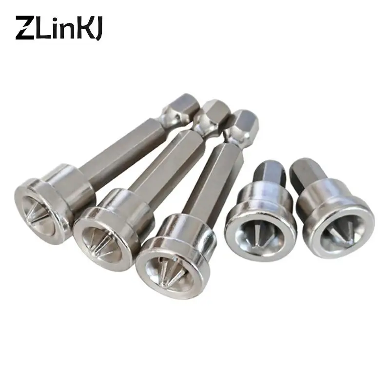 

1Pcs Magnetic Positioning Screwdriver Bits Head Woodworking Screw Hex Shank Positioning Bit batch Head for Gypsum Board