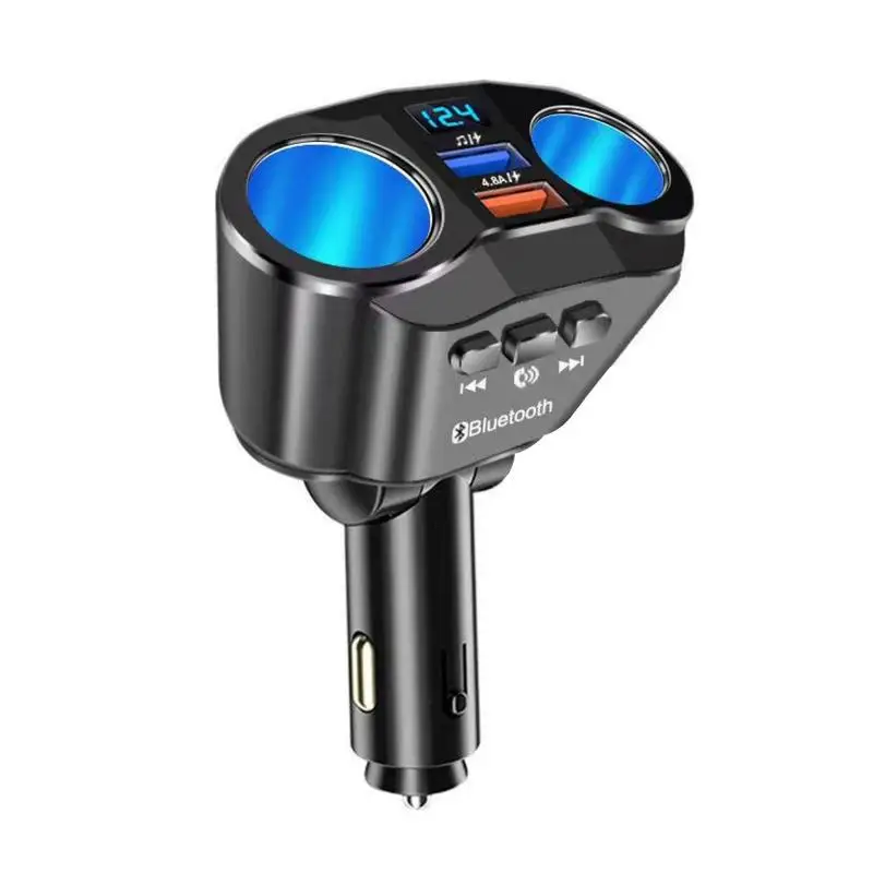 FM Transmitter Radio Receiver Wireless Car Adapter With 90 Rotatable Design Wireless FM Radio Adapter Music Player FM