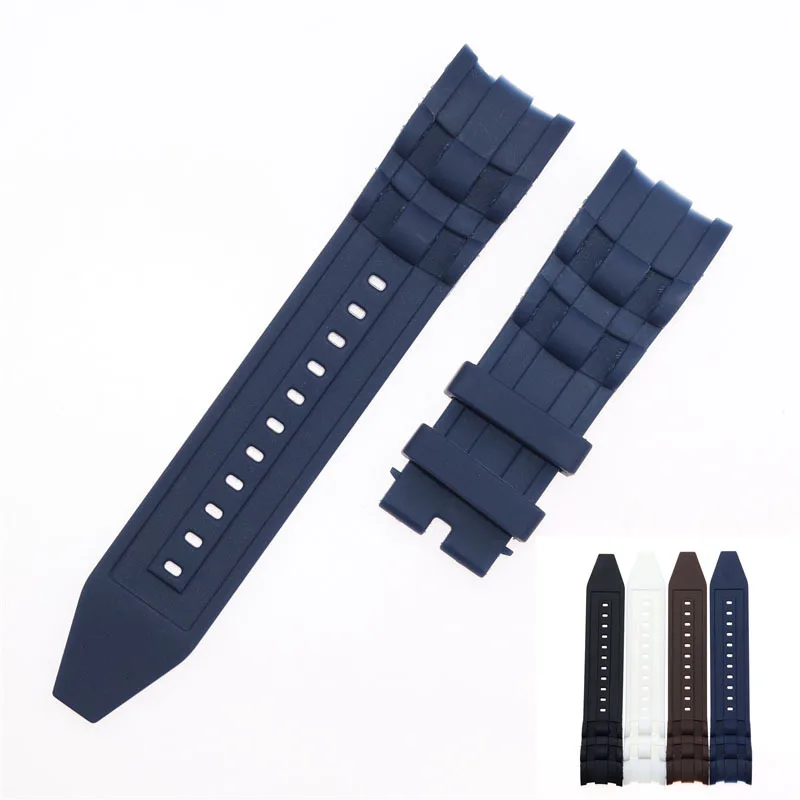 

26mm Black Replacement Watch Band Waterproof Silicone Rubber Belt Strap For Invicta Pro Diver 6986-6991-6996-17566