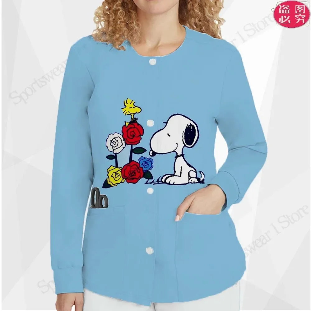 Кардиган зимняя одежда женская 2023 Новое поступление униформа медсестры куртка с