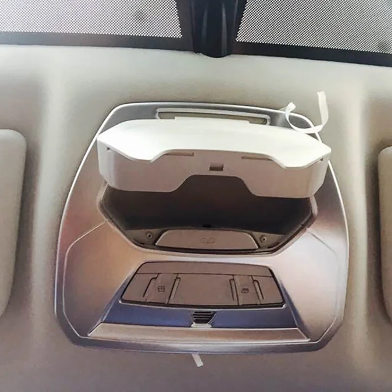 Для Ford Escape Kuga 2017-2019 автомобильная Серебристая передняя лампа для чтения панель