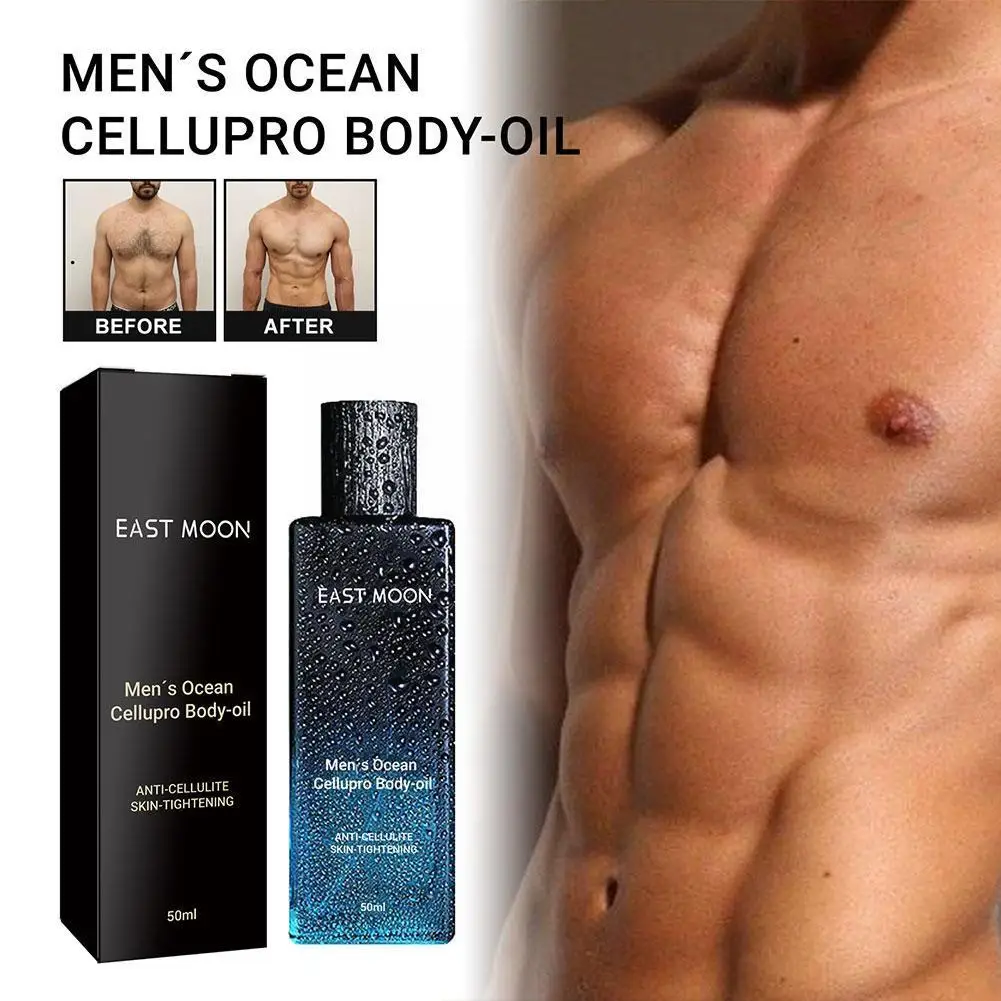 

50 мл мужское масло для лица Ocean CelluPro, органический антицеллюлитный массаж 2023, новое масло для тела A1Y3