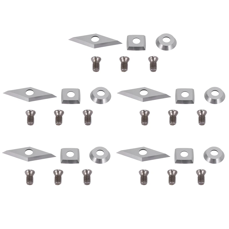 

Promotion! 15Pcs Tungsten Carbide Cutters Inserts Set For Wood Lathe Turning Tools(Include 11Mm Square With Radius,12Mm Round