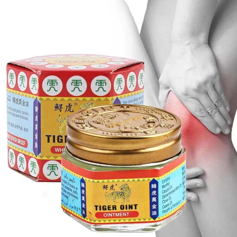 

Red Tiger Balm Ointment Painkiller Ointment Muscle Pain Relief Ointment Soothe Itch Essential Balm Headache Dizziness Essential